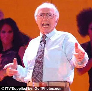 That's entertainment: Cumbrian telecommunications engineer Steven Hall opened the show with a comedic dance
