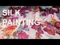 Silk painting step by step tutorial for beginner ||