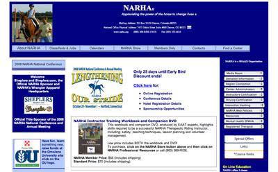 North American Riding for the Handicapped Assoc screenshot