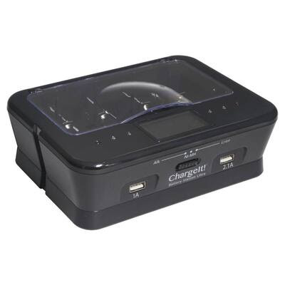 Digital Treasures ChargeIt Ultra Battery Station - Black-09293-A-PG 