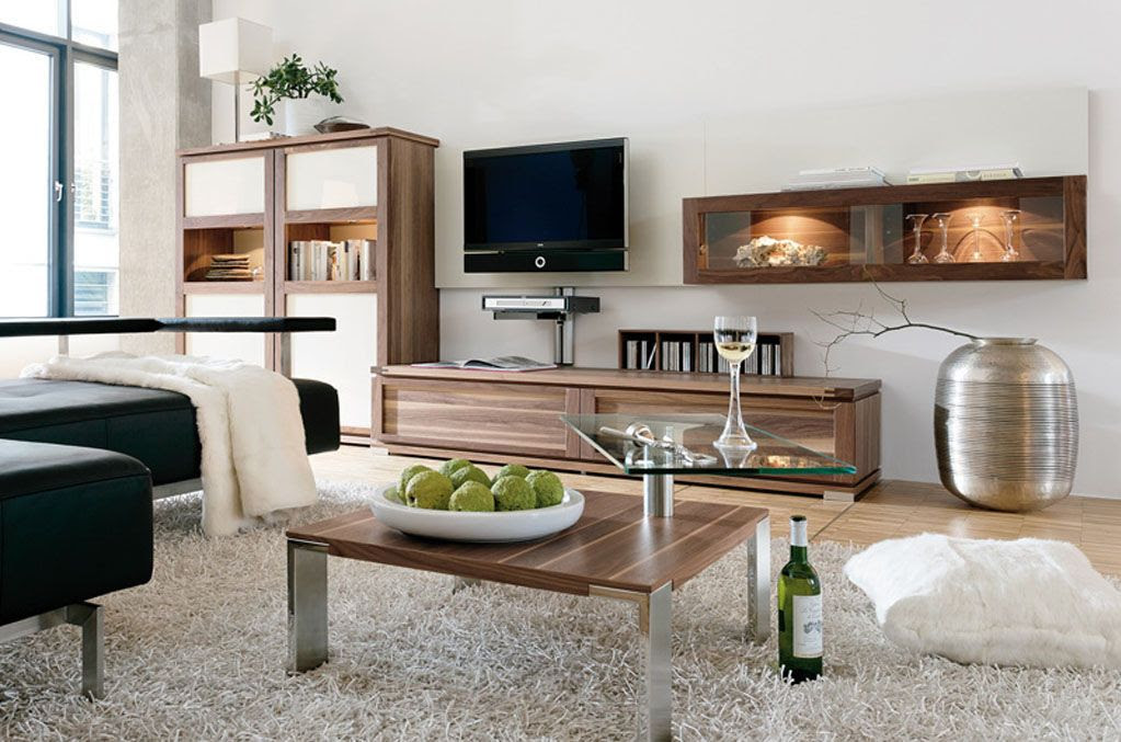 Decoration Enticing Diy Small Living Room Interior Decorations Ideas With Tv Wall Mounted And Black Sofa Featuring White Shag Rug And Minimalist Coffee Table Combine With Fascinating Cabinets Diy Ho Image