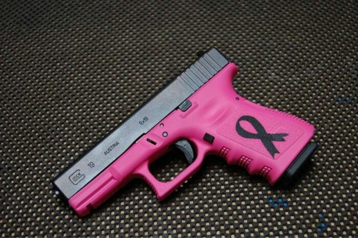 Support the cure pink glock