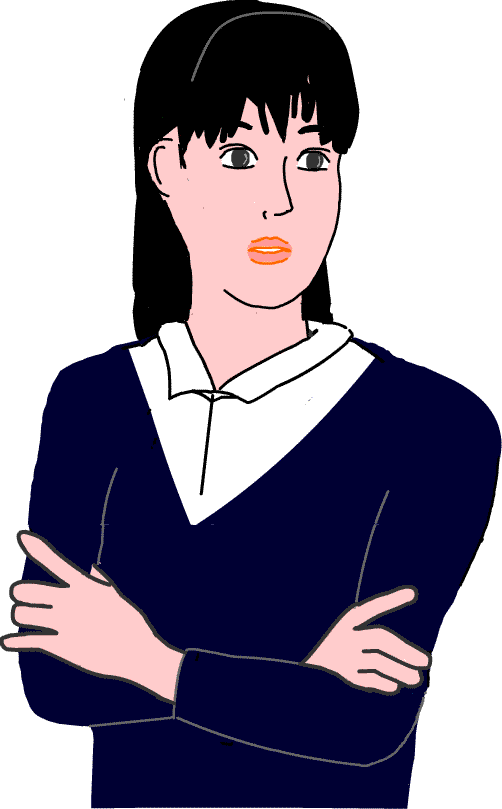 女性 女性画 女子高生 イラスト 無料