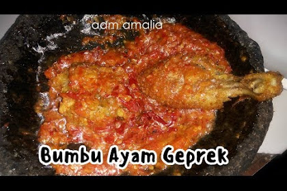Cara Membuat Sambal Ayam Geprek Pedas Manis