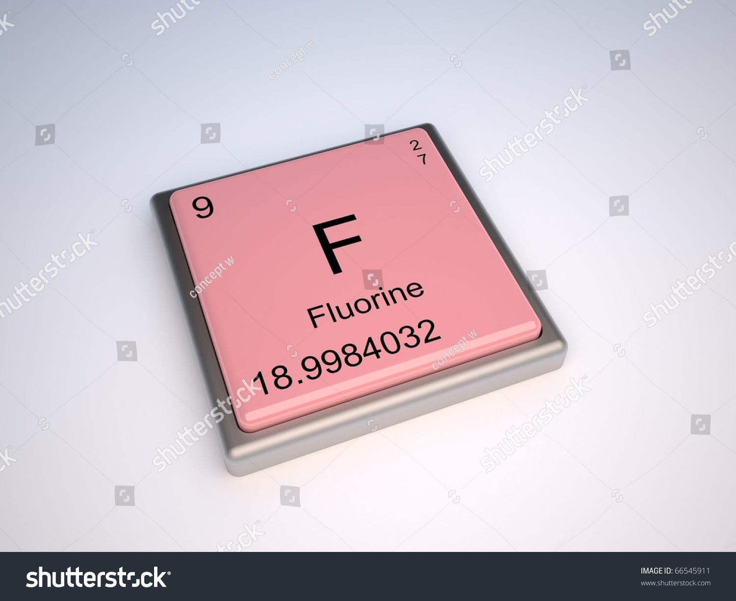 periodic resolution high table Symbol With Stock Photo Table F Periodic Of Fluorine Element Chemical