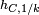 \scriptstyle h_{{C,1/k}}