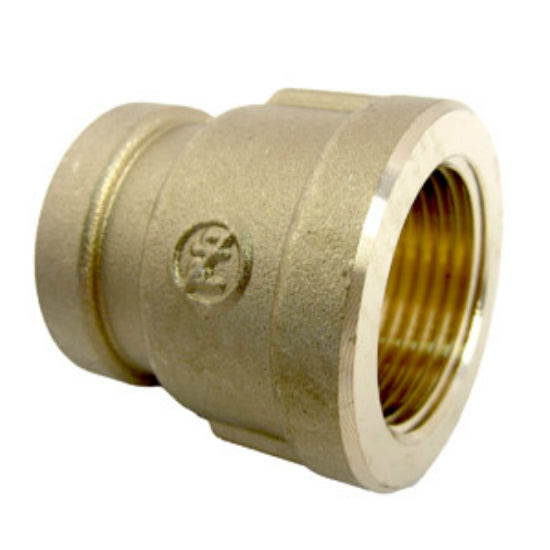 Lasco 17 9287 Brass Reducing Hex Bushing Bell Reducer 3 4 Fpt X 1 2 Toolboxsupply Com