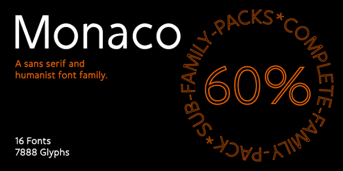 [fiwegfhiek] Download SK Monaco Fonts Family From Salih Kizilkaya