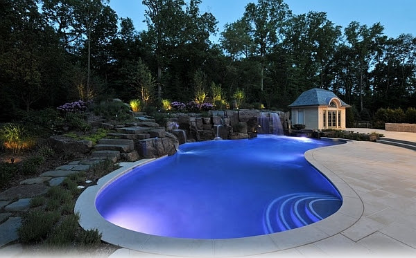 Breathtaking Pool Waterfall Design Ideas