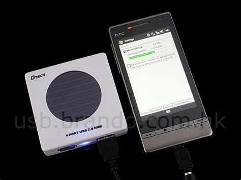 At times your battery may not accept a charge on your phone. USB Solar Charging 4-Port Hub