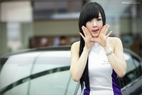Cute Model Hwang Mi Hee at Infiniti G Racing � AsianCeleb