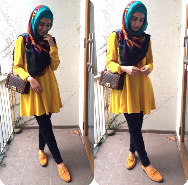 Hijab Simple Dan Chic Ala Shireen Sungkar Tutorial Pashmina By