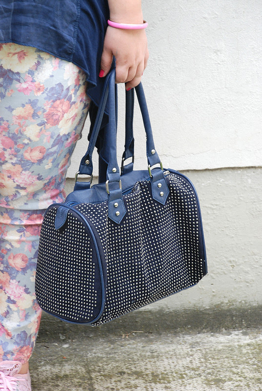 outfit blu e floreale5