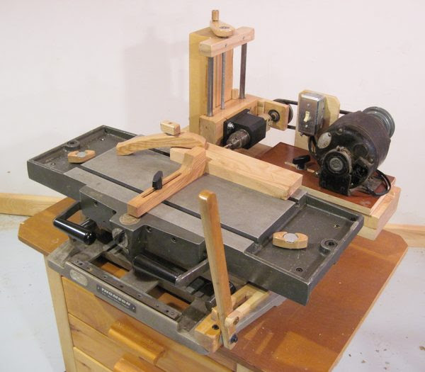 Homemade horizontal boring machine