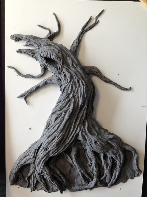Tree of the Dead - plasticine mockup