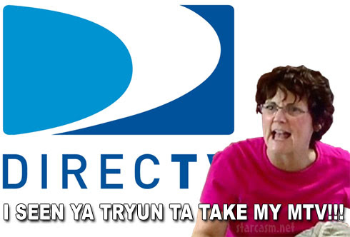 Teen Mom Jenelle Evans' mom Barbara Evans tells DirecTV I seen ya tryun ta take my MTV!!!