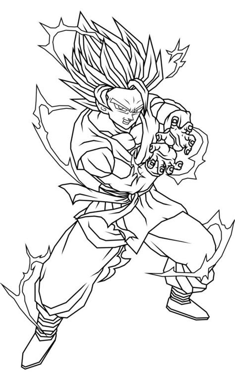colorir goku de dragon ball  muito facil colorir  pintar