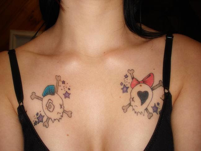 tribal tattoo women. Chest Tattoos For Women