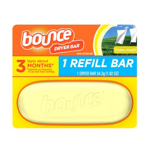 Bounce Outdoor Fresh 3 Month Refill Dryer Bar, 1.92-Ounce (Pack of 2)
