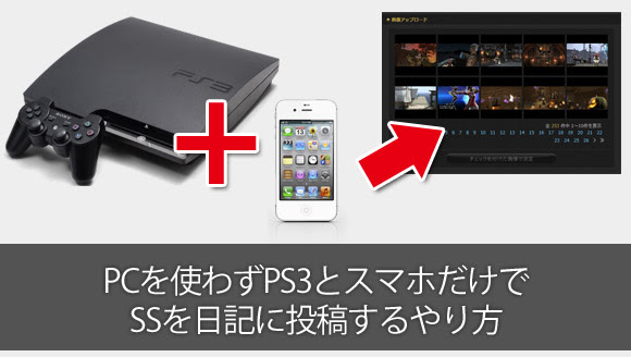 Ff１４ Ps３のssをpcを使わずスマホで投稿する方法 にゃんと