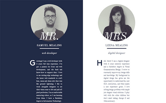 60 Clean And Simple Examples Of Portfolio Design