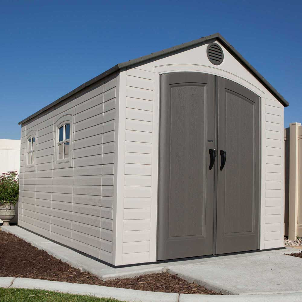 lifetime storage sheds 60075 plastic storage shed 8 x 15