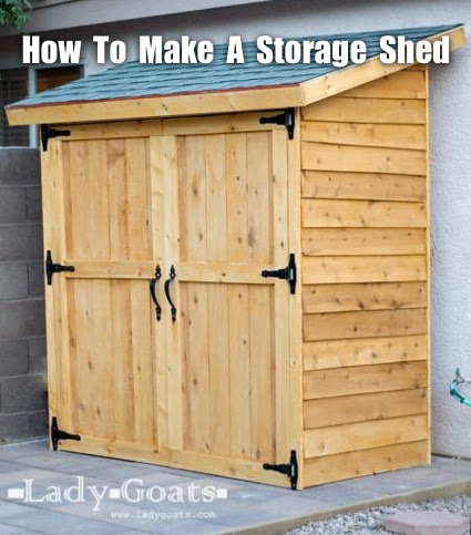 how to build an outdoor storage shed how to build