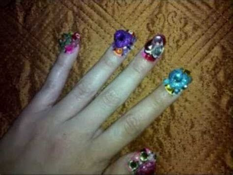 nail art fluttering hearts   bellagemanails youtube