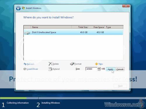 Hướng dẫn cài đặt Windows 7 bằng 
hình ảnh