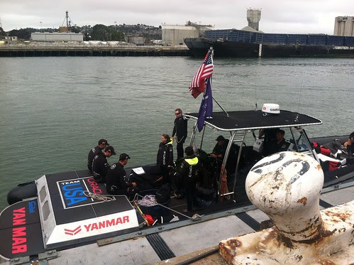 America's Cup with Team Oracle USA and New Zealand's Team