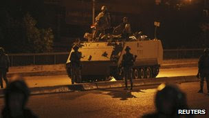 Troops near Cairo University, 3 July
