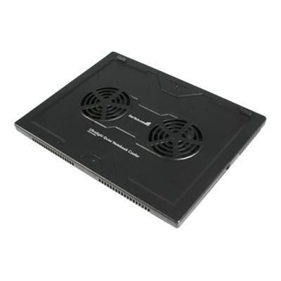 StarTech NBCOOLERLE Lightweight Laptop Cooler with 2 Fans - Notebook fan - black