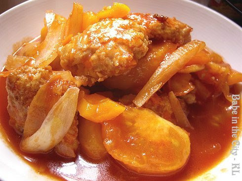 Sweet and Sour Chicken n Prawn Cutlet