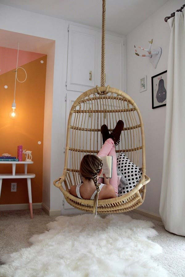 25 Examples of Indoor Swings Turn Your Home Into a Playground For All Ages - Amazing DIY ...