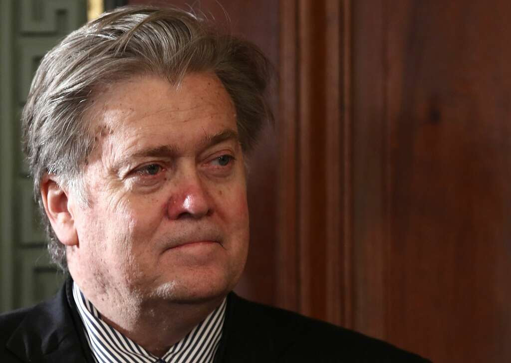 Who is Steve Bannon?Bannon is a counselor to the president and Chief Strategist in the Donald Trump administration. His powerful role in the White House has been criticized due to his controversial past. Click through to see things you should know about Steve Bannon. Photo: Win McNamee/Getty Images