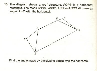 a roof angle - math central