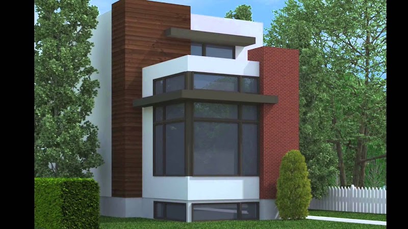 Newest 16+ Modern House Plans On Narrow Lot
