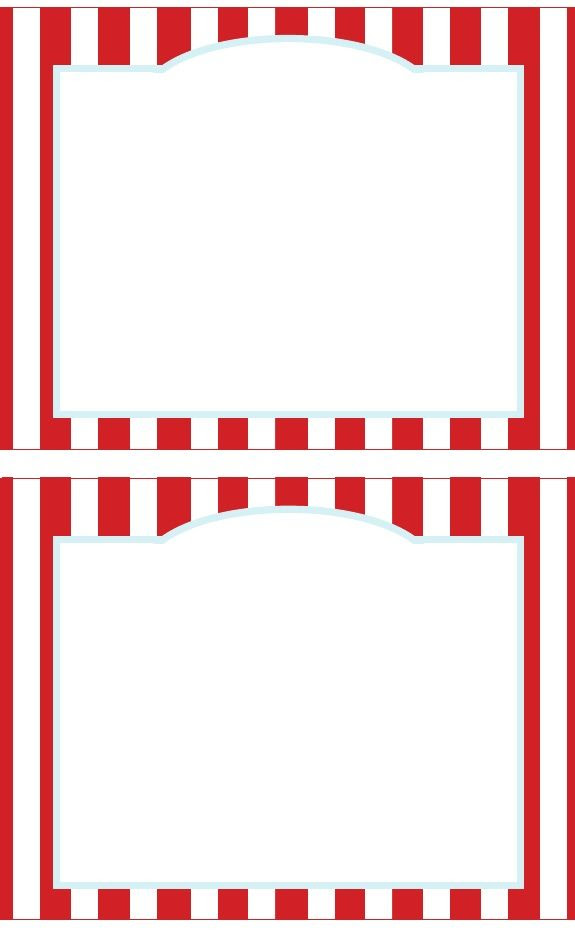 Carnival Signs Template ClipArt Best