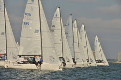 J/70s sailing Tampa Bay