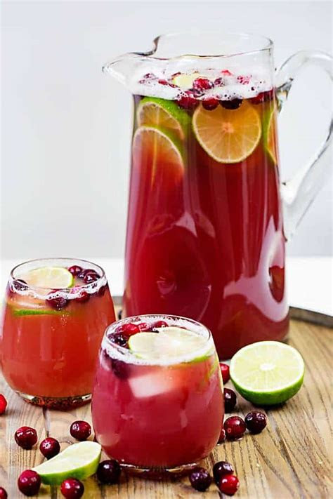 cranberry pineapple punch  video easy cocktail