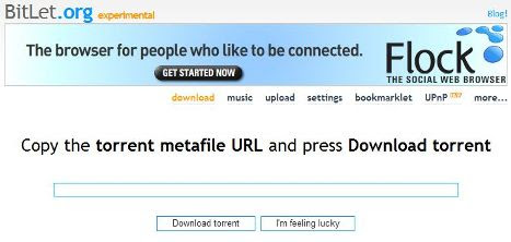 Torrent Metafile Url