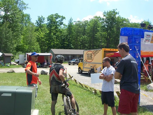 Post-Race Chatting it up