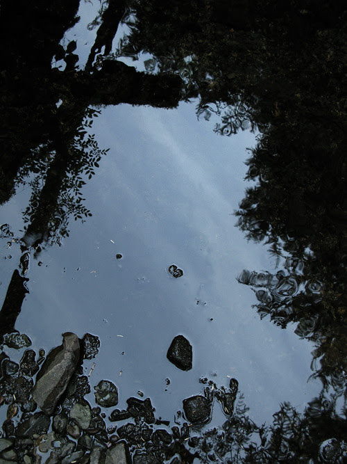 stones, shadows, Son-i-Hat Creek, Kasaan, Alaska