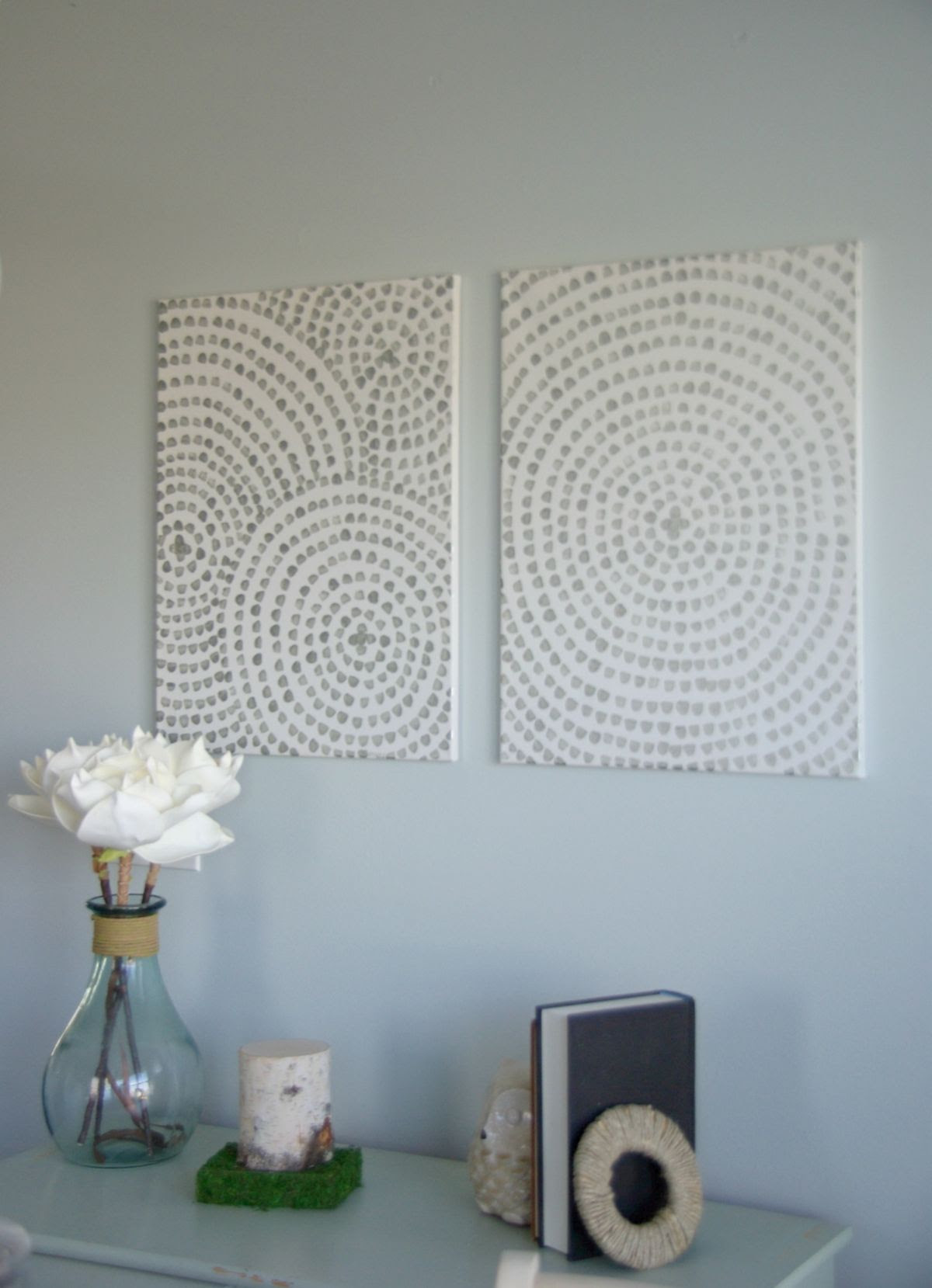 DIY Canvas Wall Art - A Low Cost Way To Add Art To Your Home