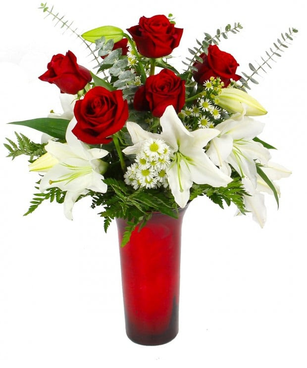 Floral arrangements are one way to make your Valentine feel special