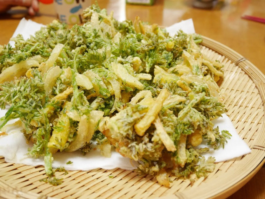 人参間引き菜のかき揚げ Gallery Foods パッチファーム Patch Farm