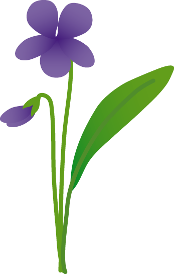 春 すみれ イラスト スミレの花 無料イラスト フリー素材