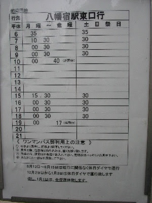 路線バス乗りつぶし 小湊鐵道編 その５ マイナーな 路線バスの旅日記