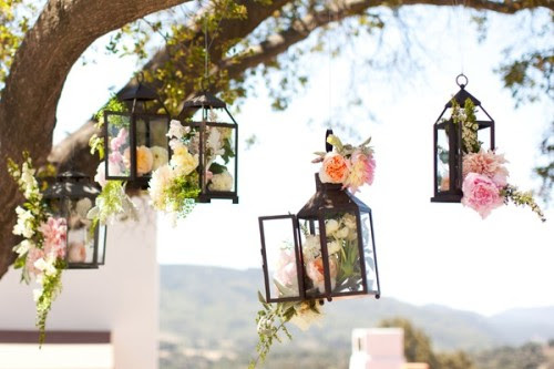 Lantern with Flowers