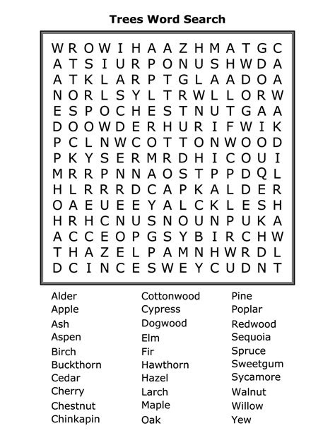  printable large print word search